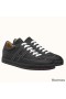 Hermes Boomerang Sneakers In Black Epsom Leather