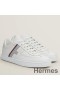 Hermes Boomerang Sneakers In Multicolore White Leather