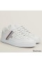 Hermes Boomerang Sneakers In Multicolore White Leather