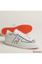 Hermes Boomerang Sneakers In White Epsom Calfskin