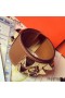 Hermes Brown Epsom Collier de Chien Bracelet Size S