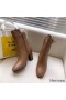 Hermes Brown Joueuse Ankle Boots