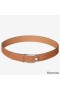 Hermes Brown Licol 40 MM Reversible Leather Belt
