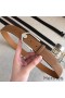Hermes Brown Licol 40 MM Reversible Leather Belt