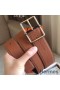 Hermes Brown Saddle 38MM Reversible Belt