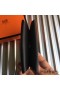 Hermes Calvi Card Holder In Black Epsom Leather
