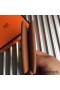 Hermes Calvi Card Holder In Gold Epsom Leather