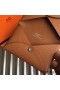 Hermes Calvi Card Holder In Gold Epsom Leather