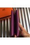 Hermes Calvi Card Holder In Purple Epsom Leather