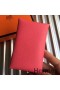 Hermes Calvi Card Holder In Rose Azalee Epsom Leather