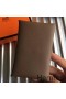 Hermes Calvi Card Holder In Taupe Epsom Leather