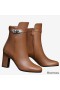 Hermes Camel Joueuse Ankle Boots