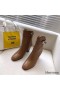 Hermes Camel Joueuse Ankle Boots