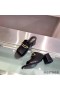 Hermes Camilla Mules 60MM In Black Calfskin