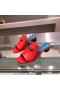 Hermes Candy 40mm Sandals In Red Calfskin