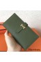 Hermes Canopee Clemence Bearn Gusset Wallet