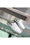 Hermes Catena Mules In White Calfskin