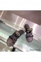Hermes Claire Sandals In Black Calfskin