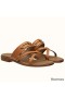 Hermes Claire Sandals In Brown Calfskin