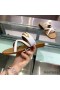 Hermes Claire Sandals In White Calfskin