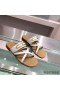 Hermes Claire Sandals In White Calfskin