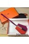 Hermes Clochette Cles Grand Tressage Charm In Orange/Purple
