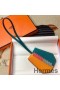 Hermes Clochette Cles Grand Tressage Charm In Yellow/Turquoise