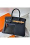 Hermes Colormatic Birkin 30 Bag in Blue Nuit, Black and Chai Swift Leather