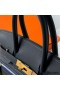 Hermes Colormatic Birkin 30 Bag in Blue Nuit, Black and Chai Swift Leather