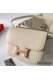 Hermes Constance 1 - 18 Mirror Bag In Craie Epsom Calfskin