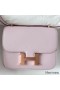 Hermes Constance 1 - 18 Mirror Bag In Mauve Pale Chevre Mysore Leather