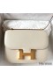 Hermes Constance 1 - 18 Mirror Bag In Nata Epsom Calfskin