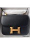 Hermes Constance 1 - 24 Mirror Bag In Black Epsom Calfskin