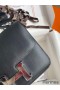 Hermes Constance 18 Handmade Bag In Black Swift Calfskin