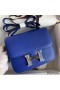 Hermes Constance 18 Handmade Bag In Blue Electric Chevre Mysore Leather