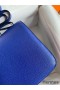 Hermes Constance 18 Handmade Bag In Blue Electric Chevre Mysore Leather