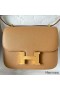 Hermes Constance 18 Handmade Bag In Chai Epsom Calfskin