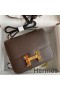 Hermes Constance 18 Handmade Bag In Chocolat Epsom Calfskin