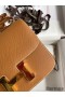 Hermes Constance 18 Handmade Bag In Gold Epsom Calfskin