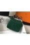 Hermes Constance 18 Handmade Bag In Green Embossed Crocodile