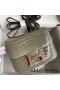 Hermes Constance 18 Handmade Bag In Grey Shiny Alligator Leather