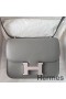 Hermes Constance 18 Handmade Bag In Gris Meyer Epsom Calfskin