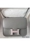 Hermes Constance 18 Handmade Bag In Gris Meyer Epsom Calfskin