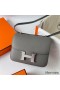 Hermes Constance 18 Handmade Bag In Gris Meyer Epsom Calfskin