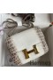 Hermes Constance 18 Handmade Bag In Himalaya Crocodile Niloticus Skin