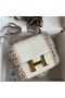 Hermes Constance 18 Handmade Bag In Himalaya Crocodile Niloticus Skin