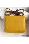 Hermes Constance 18 Handmade Bag In Jaune Ambre Epsom Calfskin