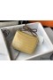 Hermes Constance 18 Handmade Bag In Jaune Poussin Embossed Crocodile