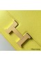 Hermes Constance 18 Handmade Bag In Lime Evercolor Calfskin
