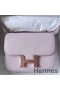 Hermes Constance 18 Handmade Bag In Mauve Pale Chevre Mysore Leather